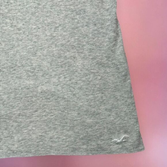 2000s Hollister grey basic tank top🎀 - Picture 7 of 8